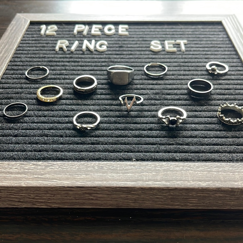 12 Piece Stackable Ring Set - image 3